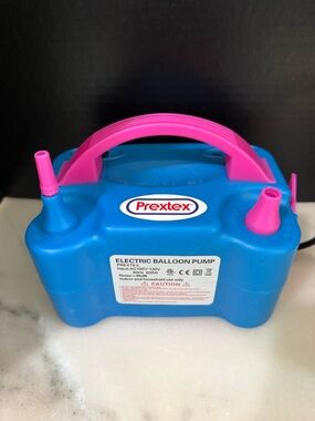 Electric Balloon Pump - Blue/Pink Kids Balloon Inflator